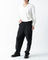 Unisex 和ウエストゴム テーパードパンツ